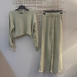 Women's Sage Green Lounge Set